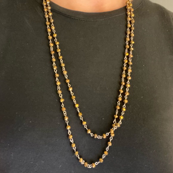 New Versatile golden brown necklace. - Picture 12 of 16